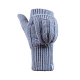 Ladies Ash Converter Mittens - Dusky Blue