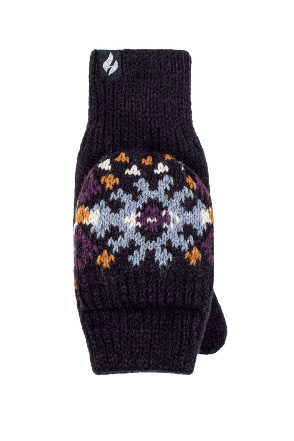 Ladies Heather Converter Mittens - Navy