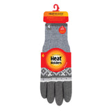 Mens Karlstad Thermal Gloves - Light Grey