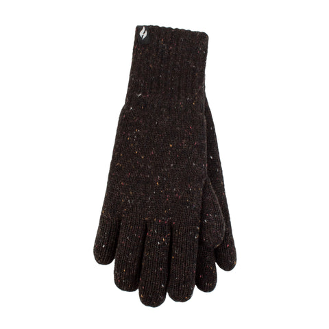 Mens Ashton Nepp Yarn Thermal Gloves - Black