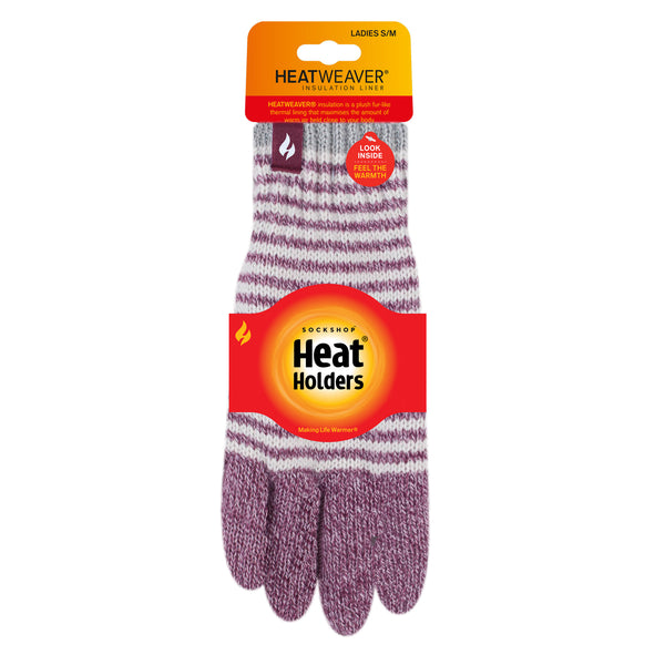 Ladies Oslo Thermal Gloves - Rose