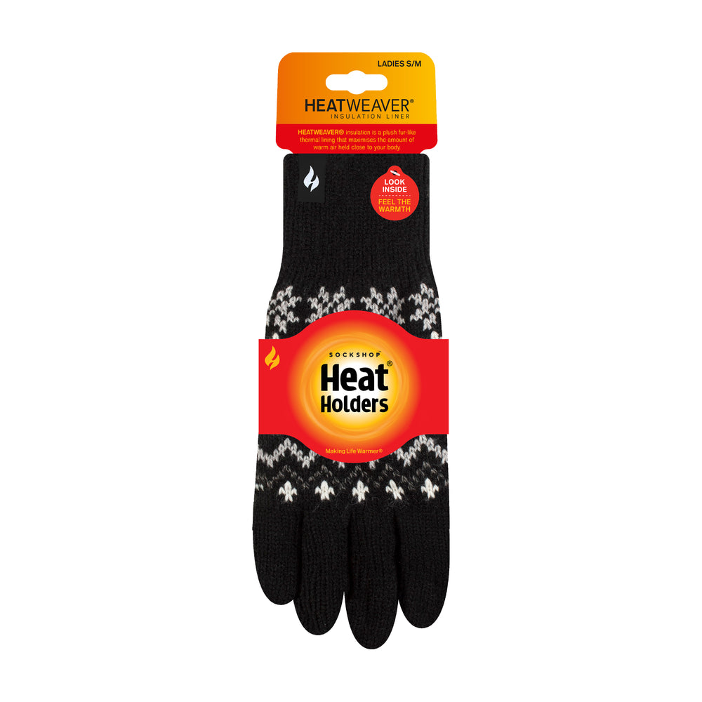 Ladies Avens Thermal Gloves - Black