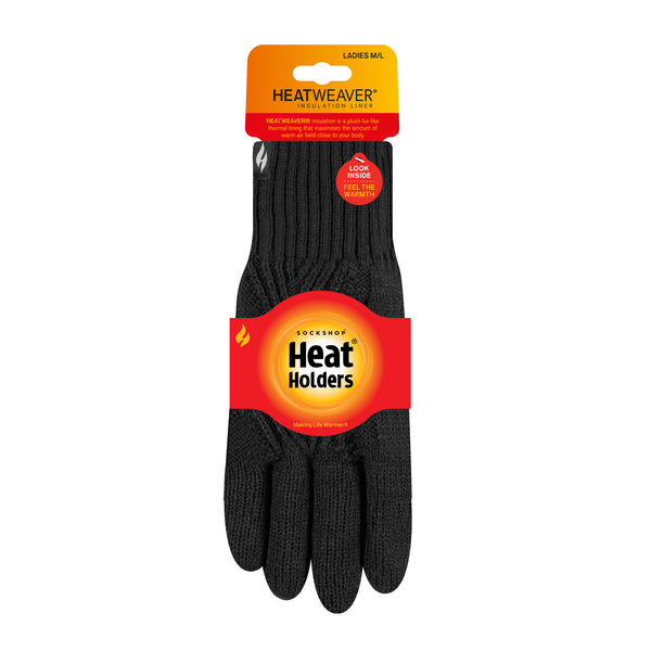 Ladies Tampere Thermal Gloves - Black