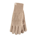 Ladies Tampere Thermal Gloves - Oatmeal Melange