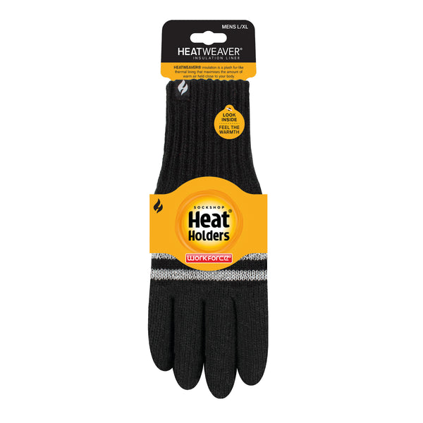 Mens Workforce Thermal Gloves - Black