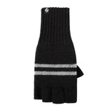 Mens Workforce Fingerless Gloves - Black