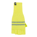 Mens Workforce Fingerless Gloves - Yellow