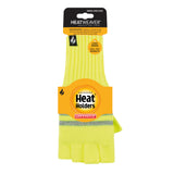 Mens Workforce Fingerless Gloves - Yellow