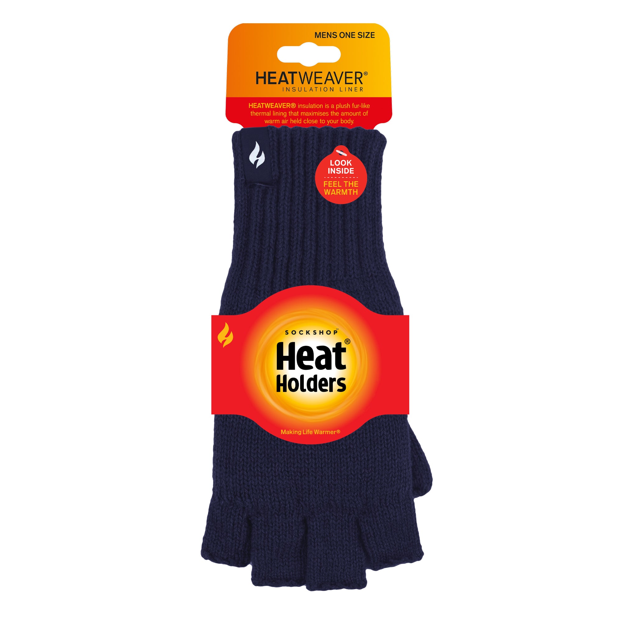 Mens thermal fingerless gloves on sale