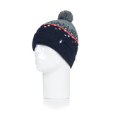 Mens Ribble Bobble Hat - Navy
