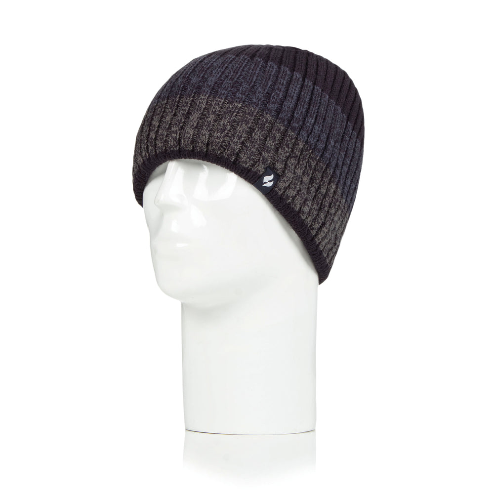 Mens Linden Beanie Hat - Navy