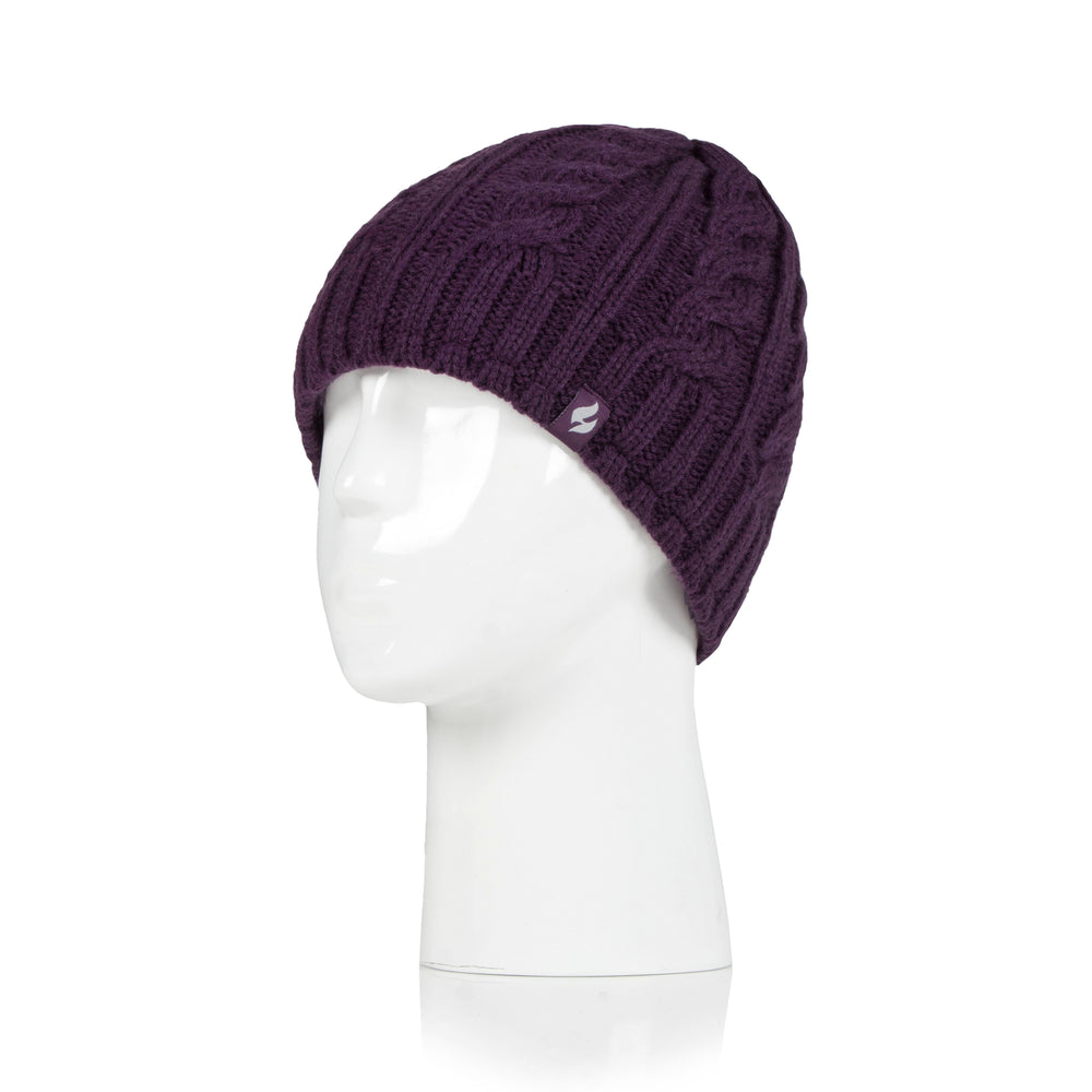 Ladies Original Thermal Hat - Purple Solid