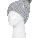 Ladies Solna Pom Pom Hat - Light Grey