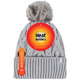 Ladies Solna Pom Pom Hat - Light Grey