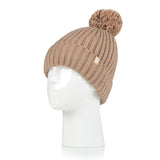 Ladies Arden Pom Pom Hat - Camel