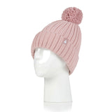 Ladies Arden Pom Pom Hat - Dusky Pink