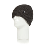 Mens Aspen Turnover Cuff Hat - Charcoal