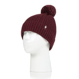 Ladies Ellery Pom Pom Hat - Wine