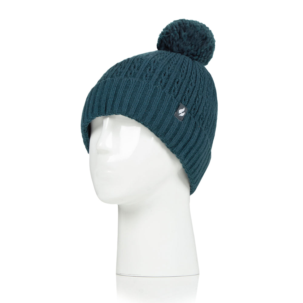 Ladies Ellery Pom Pom Hat - Teal