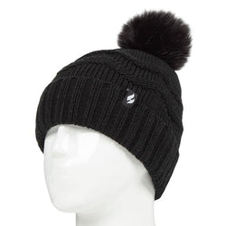 Ladies Cotswold Pom Pom Hat - Black