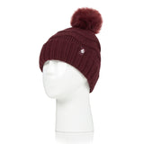 Ladies Cotswold Pom Pom Hat - Wine