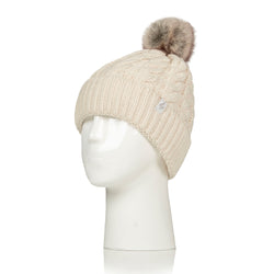 Ladies Ottawa Original Pom Pom Hat - Cream