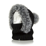 Ladies Nikita Faux Fur Snood - Black