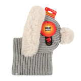 Ladies Nikita Faux Fur Snood - Light Grey