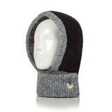 Ladies Fern Button Up Snood - Black