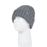 Kids Open Road Ribbed Turn Over Hat - Grey