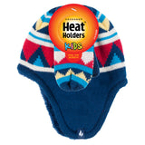 Kids Chevron Cosy Ears Hat & Mittens - Cream Red