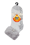 Kids Original Lounge Socks with Turnover Feather Top - Silver Grey
