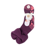 Ladies Original Lounge Socks with Comfy Slouch Top - Wine