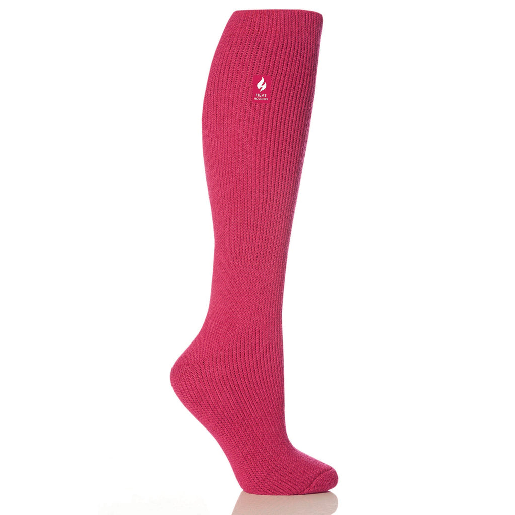 Ladies Original Long Leg Socks - Raspberry – Heat Holders