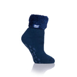 Ladies Original Headington Lounge Socks with Turnover Feather Top