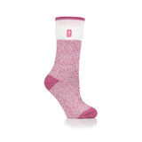 Ladies Original Snowdrop Twist Socks - Pink