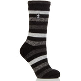 Ladies  Original Stripe Socks Delamere - Black