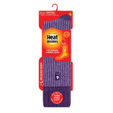 Ladies Original Begonia Long Boot Socks With Turnover Top - Purple