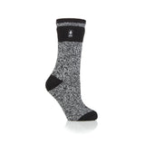 Ladies Original Sydney Block Stripe Socks - Black