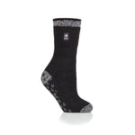 Ladies Original Florence Slipper Socks - Black