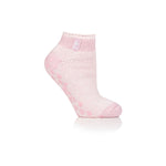 Ladies Original Pisa Ankle Slipper Socks - Dusted Pink