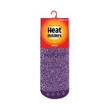 Ladies Original Pisa Ankle Slipper Socks - Purple