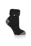 Ladies Original Queenstown Lounge Socks with Turnover Top - Black