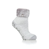 Ladies Original Queenstown Lounge Socks with Turnover Top - Grey