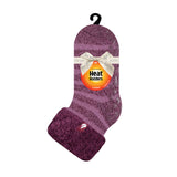 Ladies Original Aukland Lounge Socks with Turnover Top - Rose Mauve