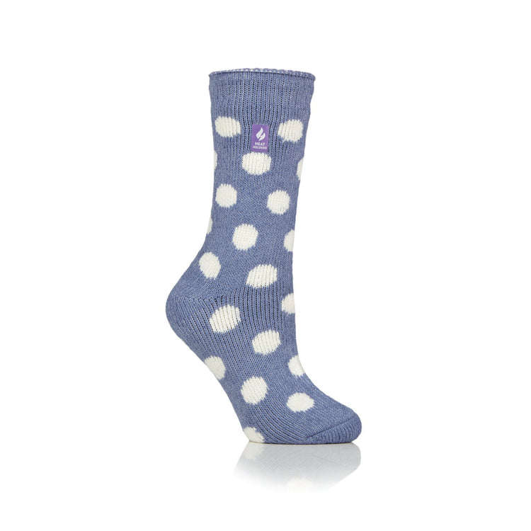 Ladies Original Jacquard Socks - Demin Spot