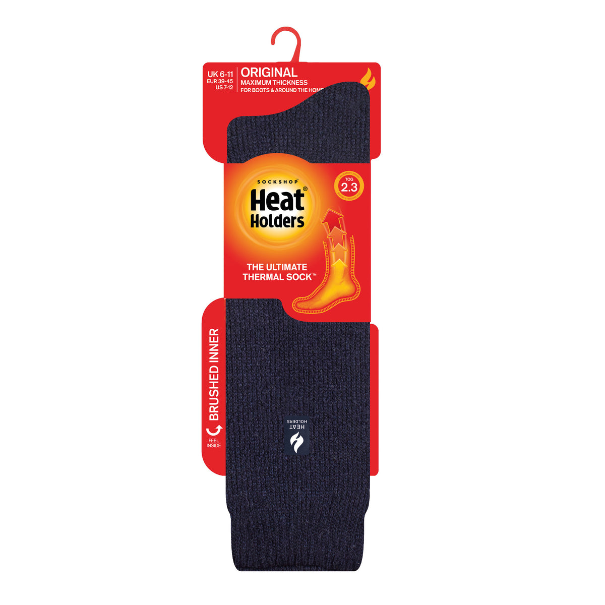 Mens Original Long Leg Socks - Navy – Heat Holders