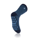 Mens Original Twist Slipper Socks - Navy & Denim