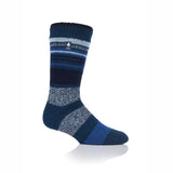 Mens Original Street Samurai Twist Stripe Socks - Blue