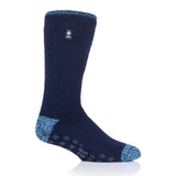 Mens Original Siskin Slipper Socks - Navy